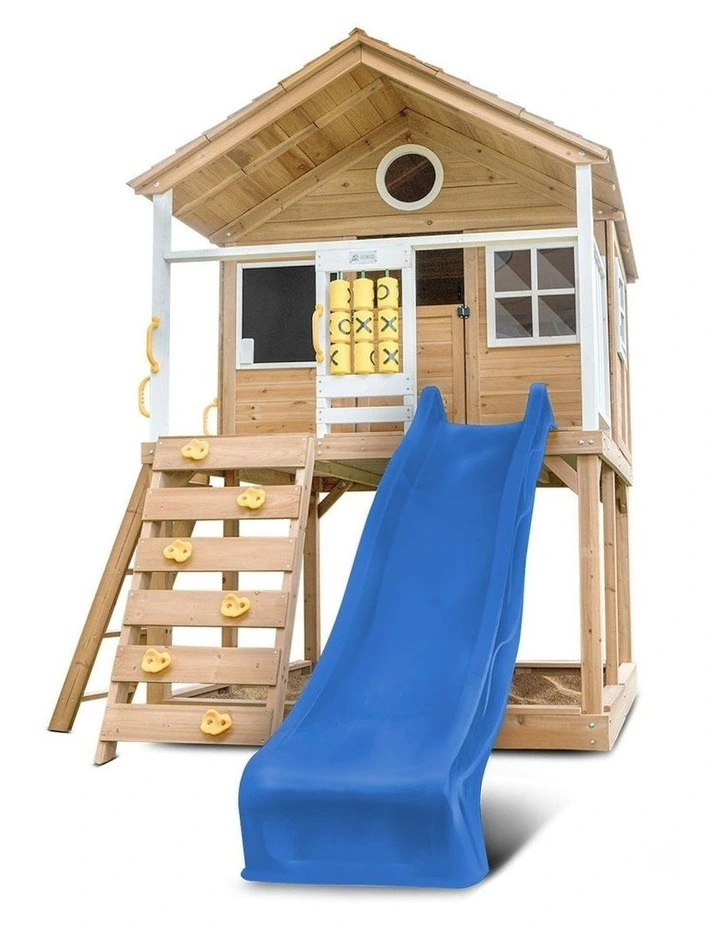 Warrigal Cubby House With Slide 2.2m in Multi image 3