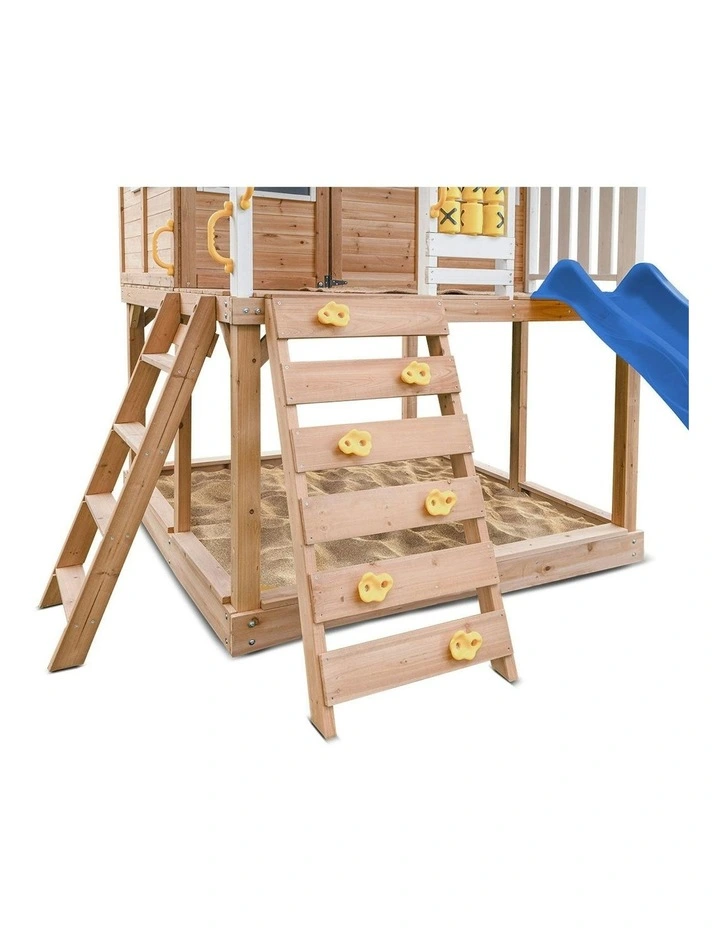 Warrigal Cubby House With Slide 2.2m in Multi image 4