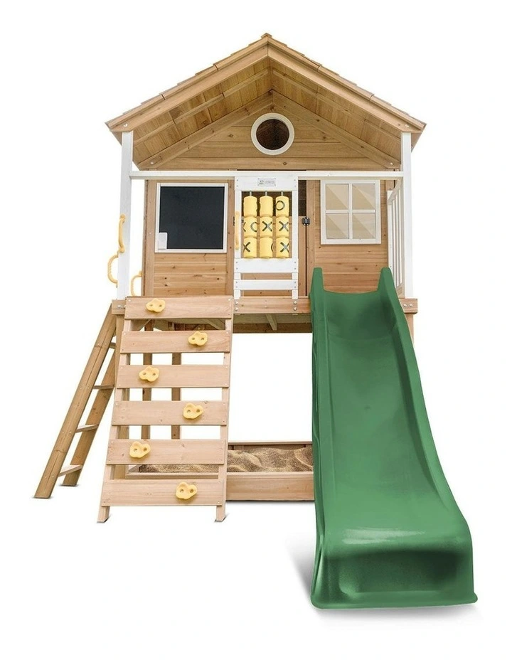 Warrigal Cubby House With Slide 2.2m in Multi image 2