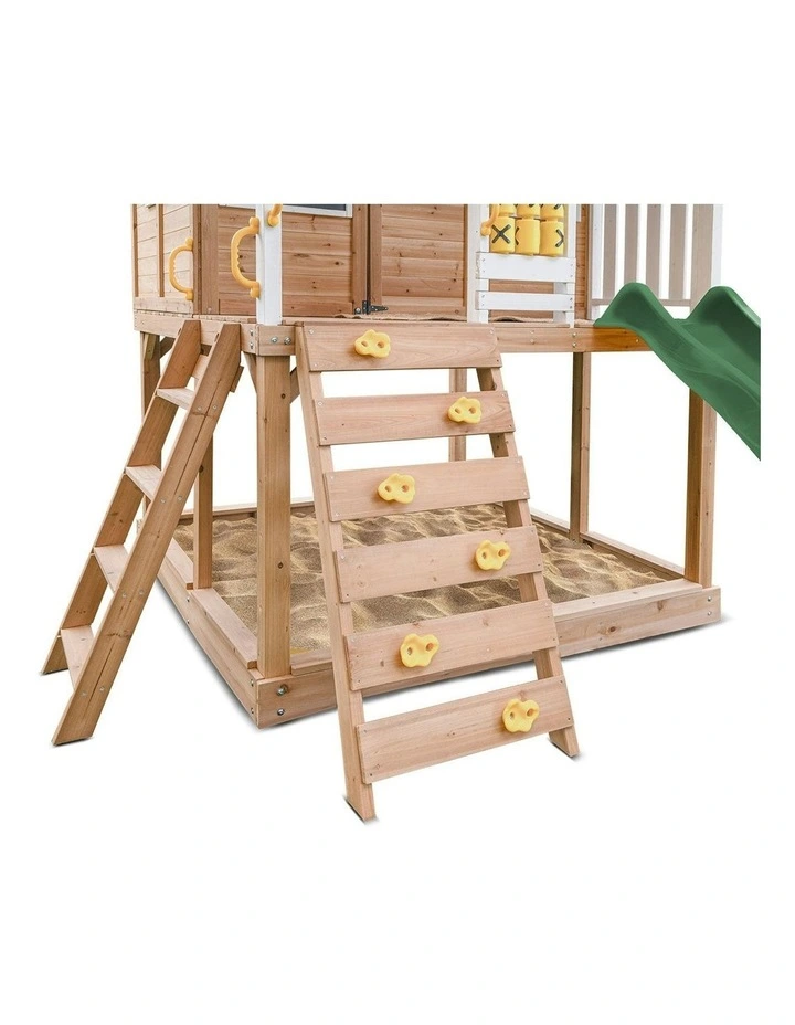 Warrigal Cubby House With Slide 2.2m in Multi image 4