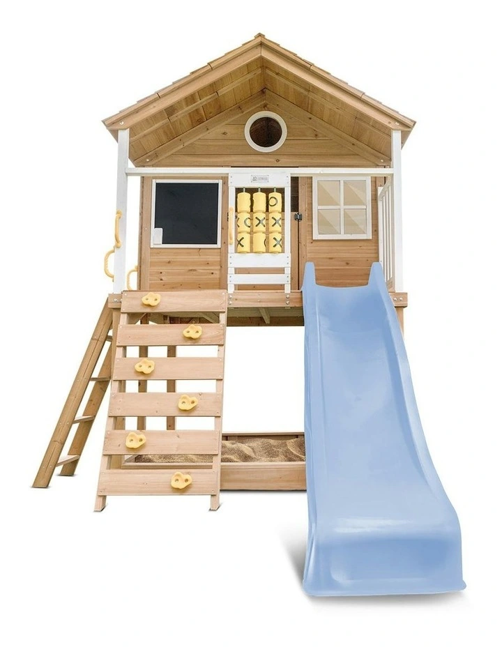 Warrigal Cubby House with Slide 2.2m in Multi image 2