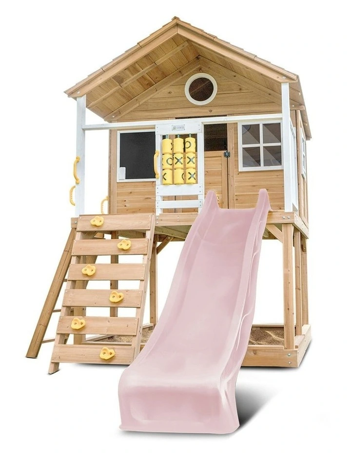 Warrigal Cubby House With Slide 2.2m in Multi image 3