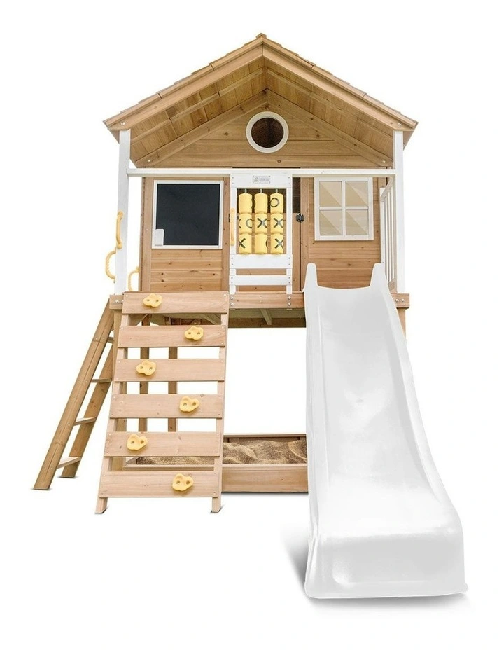 Warrigal Cubby House with Slide 2.2m in Multi image 2