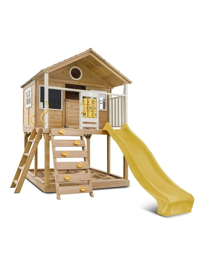 Warrigal Cubby House With Slide 2.2m in Multi image 1