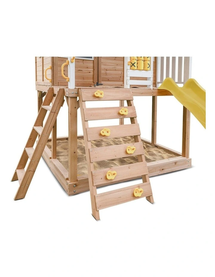 Warrigal Cubby House With Slide 2.2m in Multi image 4