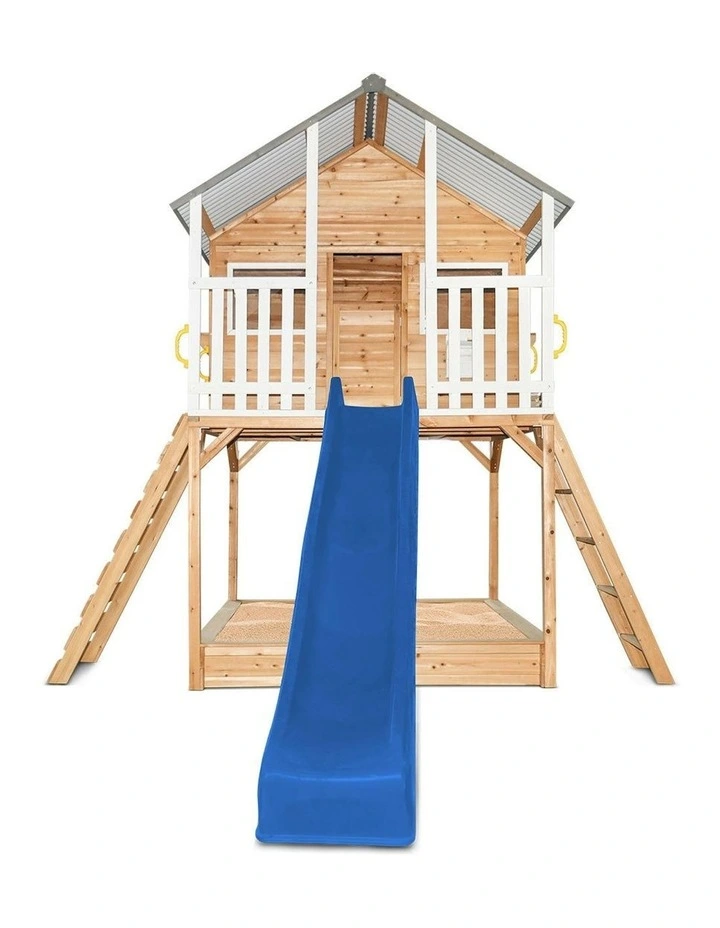 Winchester Cubby House With Slide 2.2m in Multi image 3