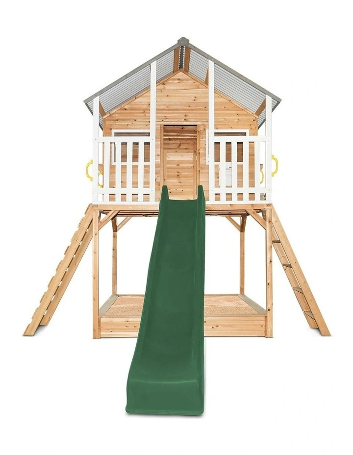 Winchester Cubby House With Slide 2.2m in Multi image 3