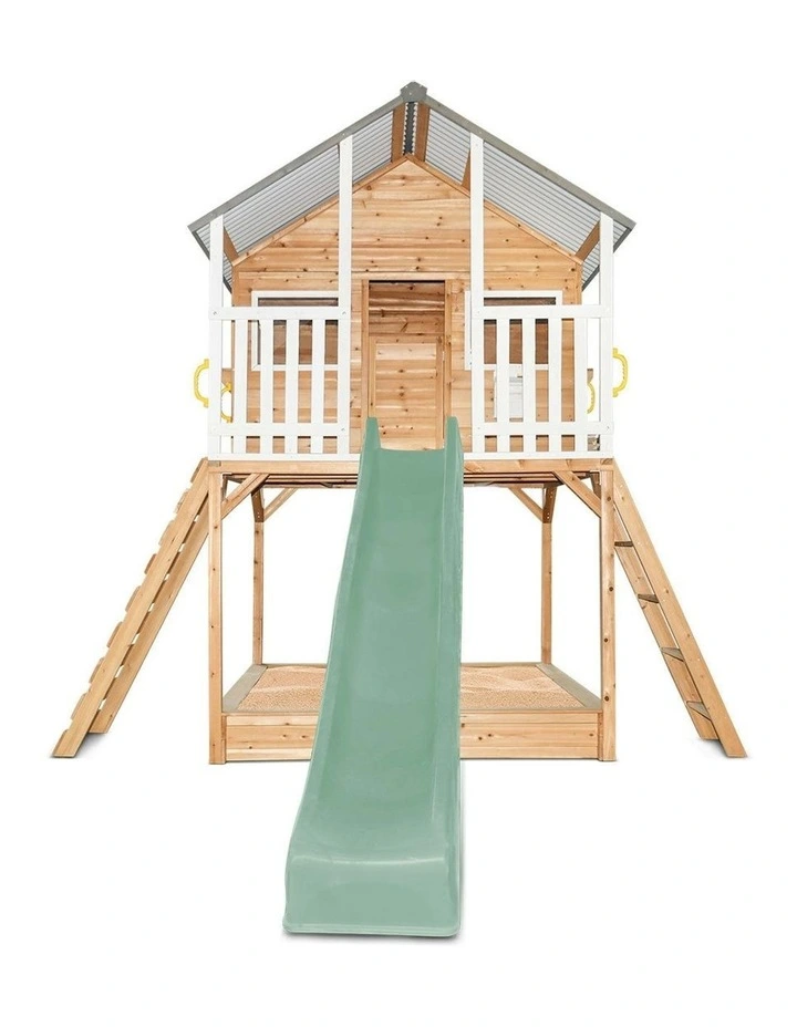 Winchester Cubby House With Slide 2.2m in Multi image 3