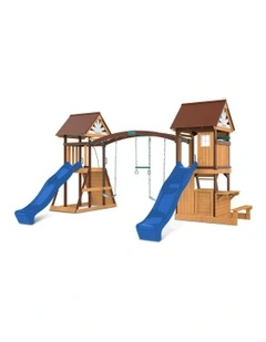 Armadale Swing Set And Play Centre With Two Slide 2.2m in Multi
