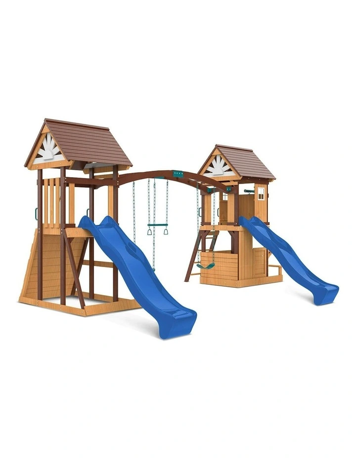 Armadale Swing Set And Play Centre With Two Slide 2.2m in Multi image 2