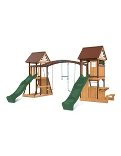 Armadale Swing Set And Play Centre With Two Slide 2.2m in Multi