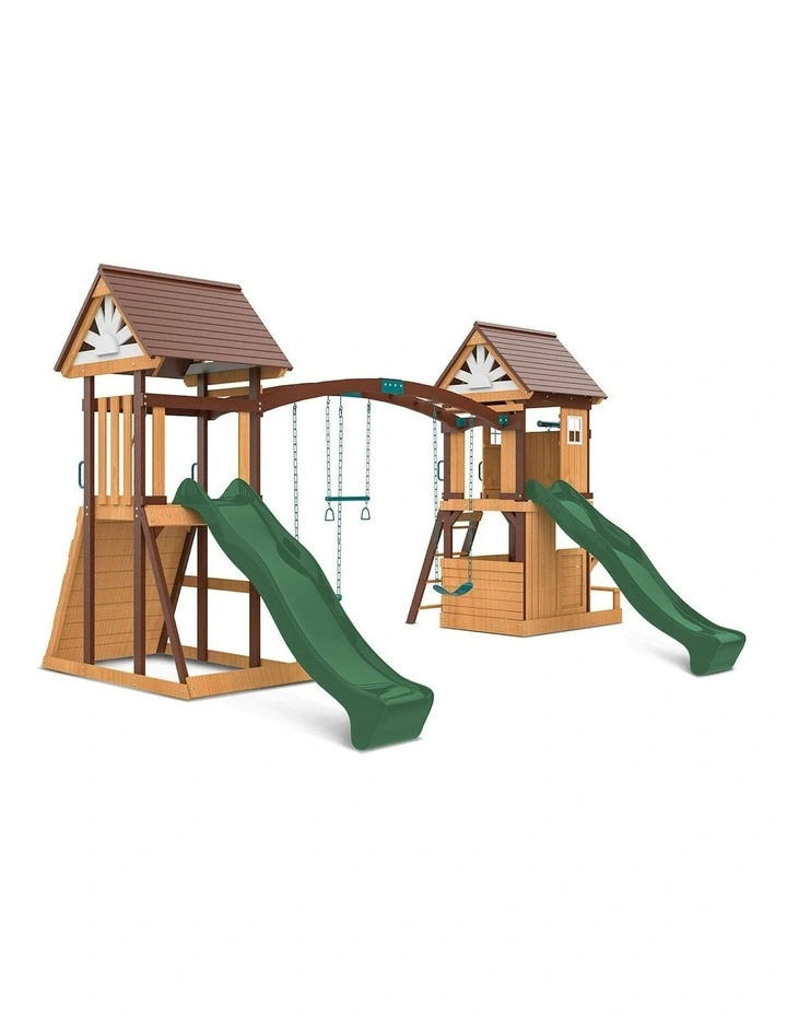 Armadale Swing Set And Play Centre With Two Slide 2.2m in Multi image 2