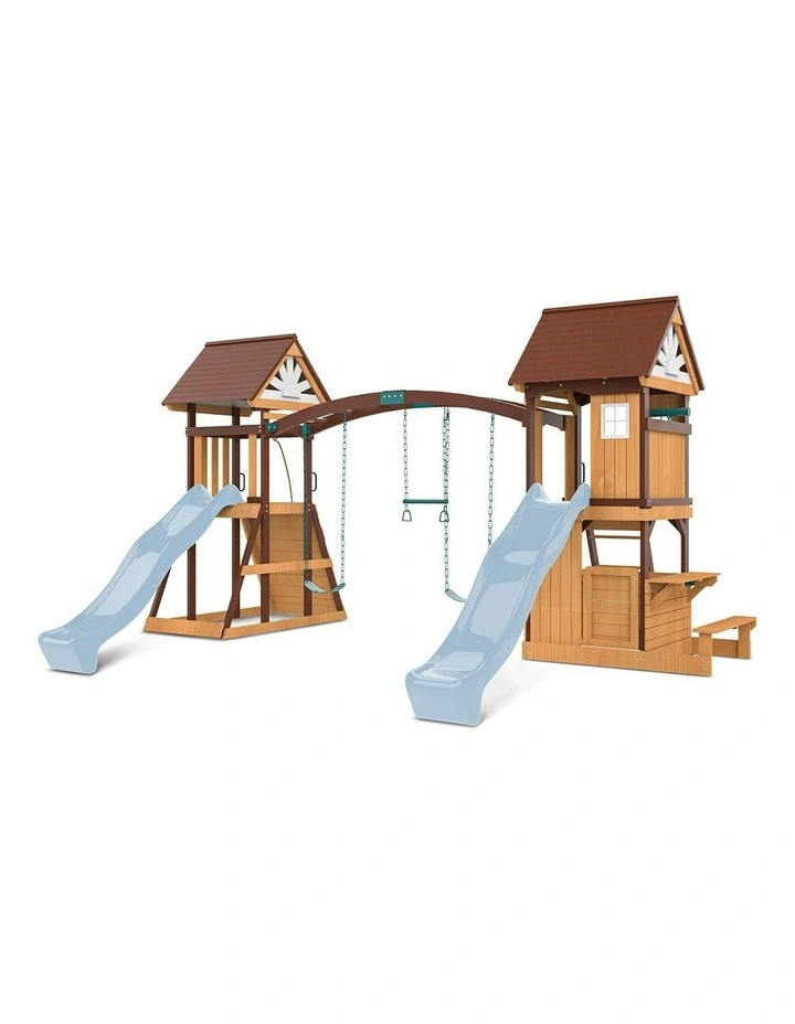 Armadale Swing Set And Play Centre With Two Slide 2.2m in Multi image 1