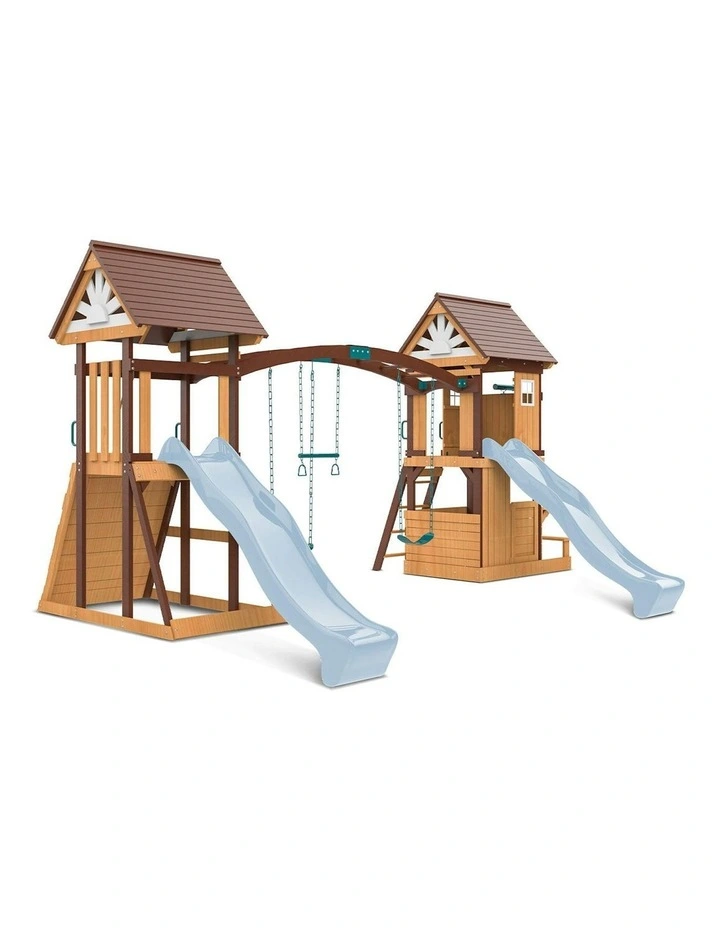 Armadale Swing Set And Play Centre With Two Slide 2.2m in Multi image 2