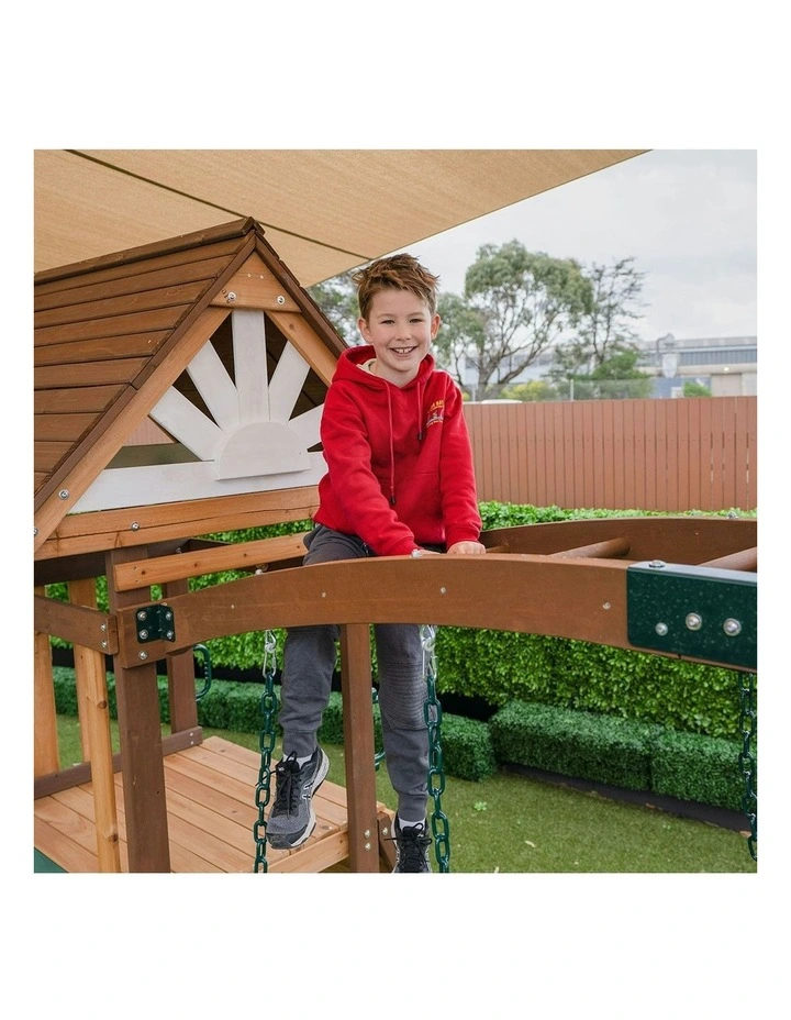 Armadale Swing Set And Play Centre With Two Slide 2.2m in Multi image 7