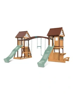 Armadale Swing Set And Play Centre With Two Slide 2.2m in Multi