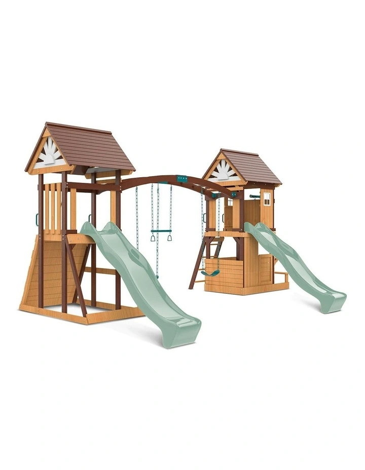 Armadale Swing Set And Play Centre With Two Slide 2.2m in Multi image 2
