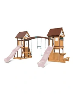 Armadale Swing Set And Play Centre With Two Slide 2.2m in Multi