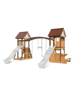 Armadale Swing Set And Play Centre With Two Slide 2.2m in Multi