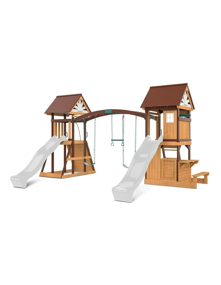 Armadale Swing Set And Play Centre With Two Slide 2.2m in Multi image 1