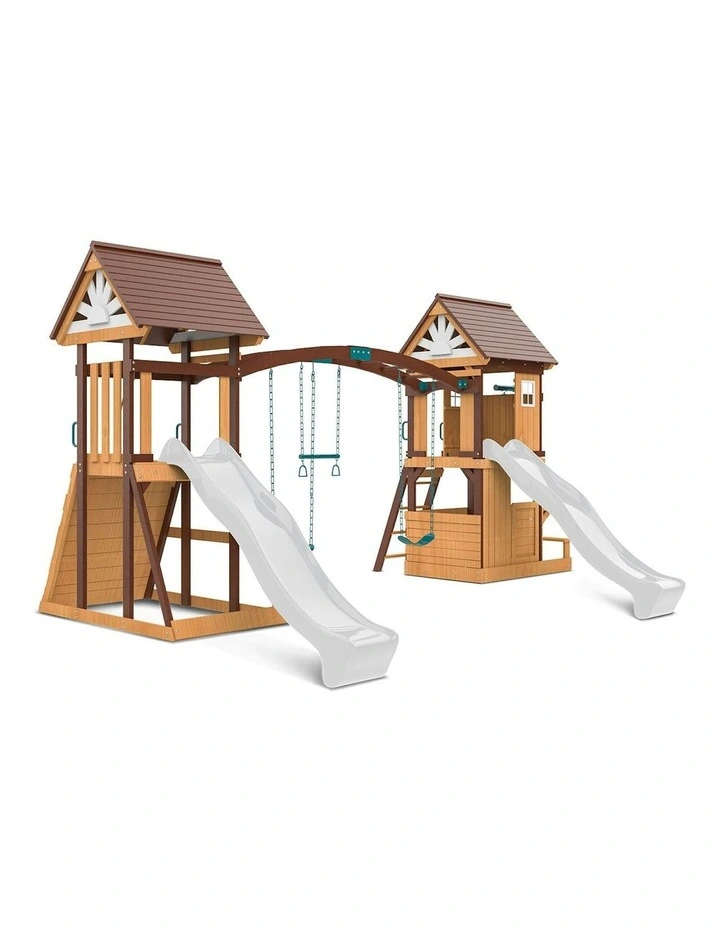 Armadale Swing Set And Play Centre With Two Slide 2.2m in Multi image 2