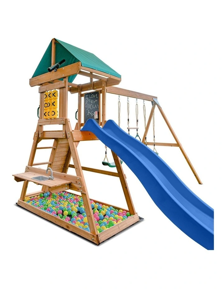 Birmingham Swing Set And Play Centre With Slide 2.2m in Multi image 3