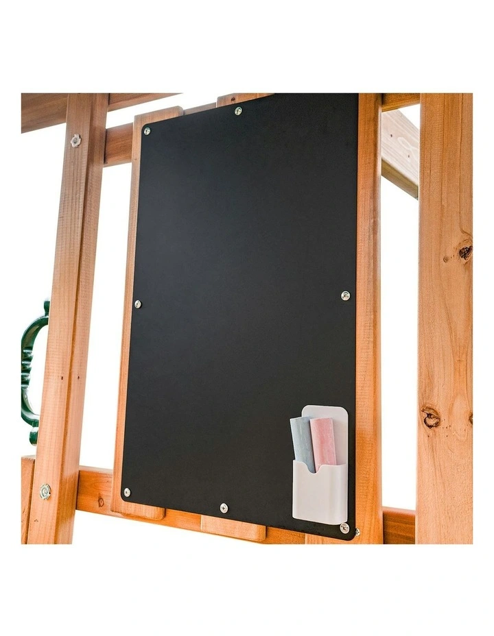 Birmingham Swing Set & Play Centre With 2.2m Slide in Pastel Green image 7