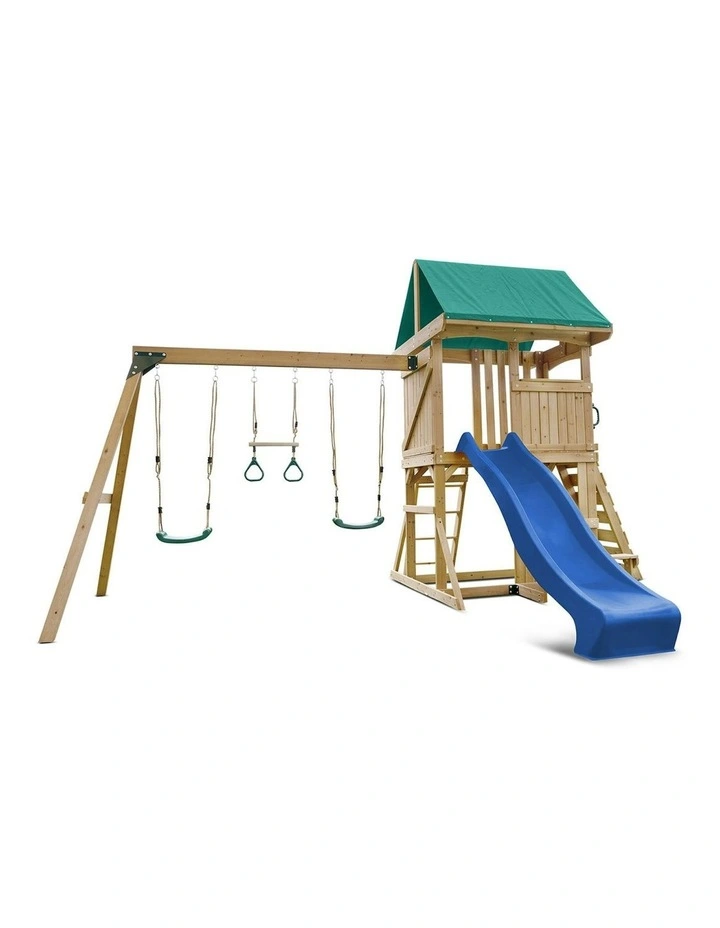 Carindale Play Centre Swing Set With Slide 2.2m image 1