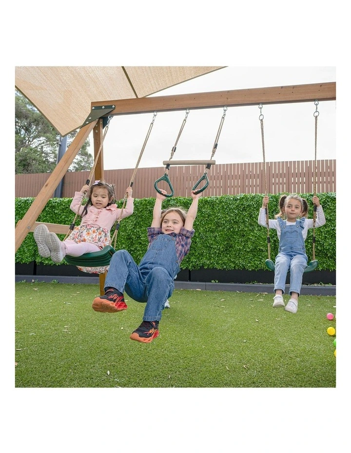 Carindale Play Centre Swing Set With Slide 2.2m image 3