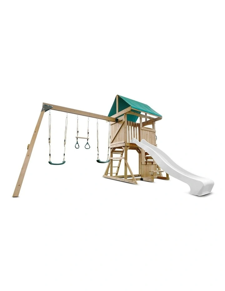 Carindale Play Centre Swing Set With Slide 2.2m image 3