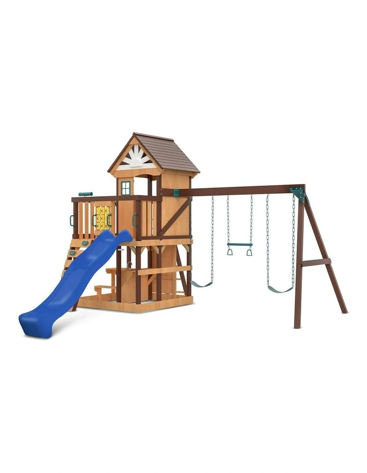 Coventry Swing Set & Play Centre With Slide 2.2m image 1