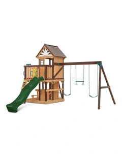 Coventry Swing Set & Play Centre With Slide 2.2m