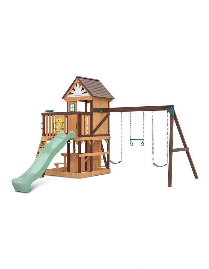 Coventry Swing Set & Play Centre With Slide 2.2m image 1