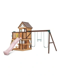 Coventry Swing Set & Play Centre With Slide 2.2m