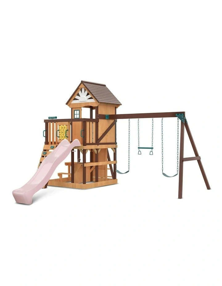 Coventry Swing Set & Play Centre With Slide 2.2m image 1