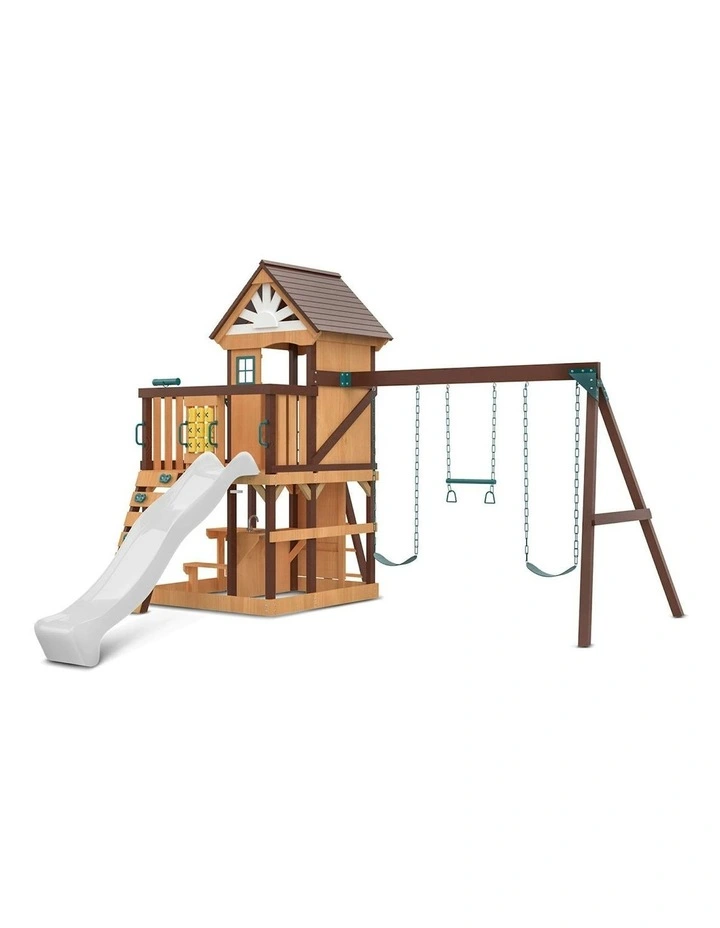 Coventry Swing Set & Play Centre With 2.2m Slide image 1
