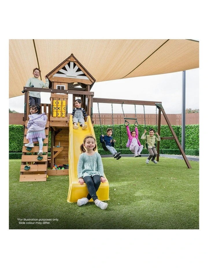Coventry Swing Set & Play Centre With 2.2m Slide image 2