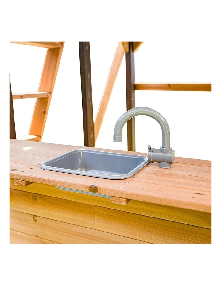 Darlington Swing Set & Play Centre With 2.2m Slide in Green image 7