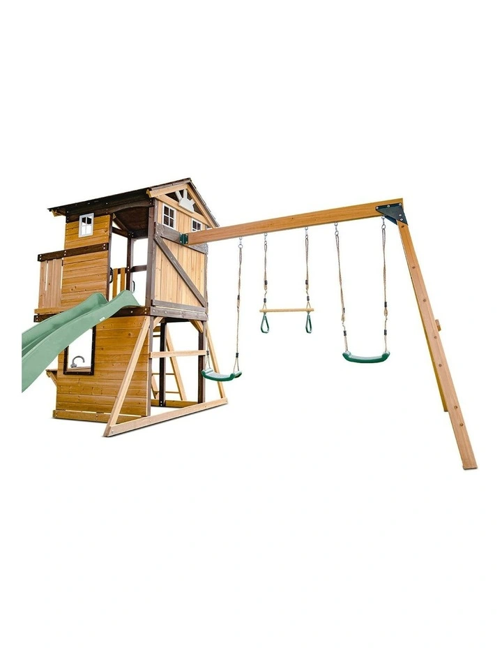 Darlington Swing Set & Play Centre wWith 2.2m Slide image 3