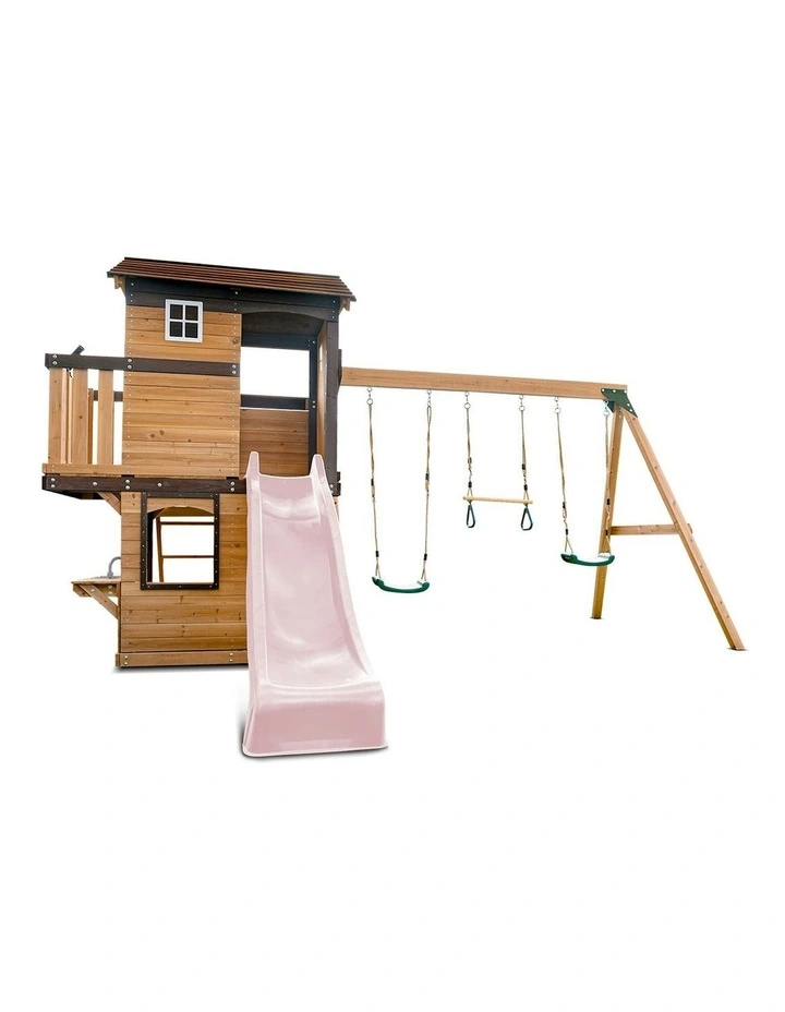 Darlington Swing Set & Play Centre With 2.2m Slide image 1
