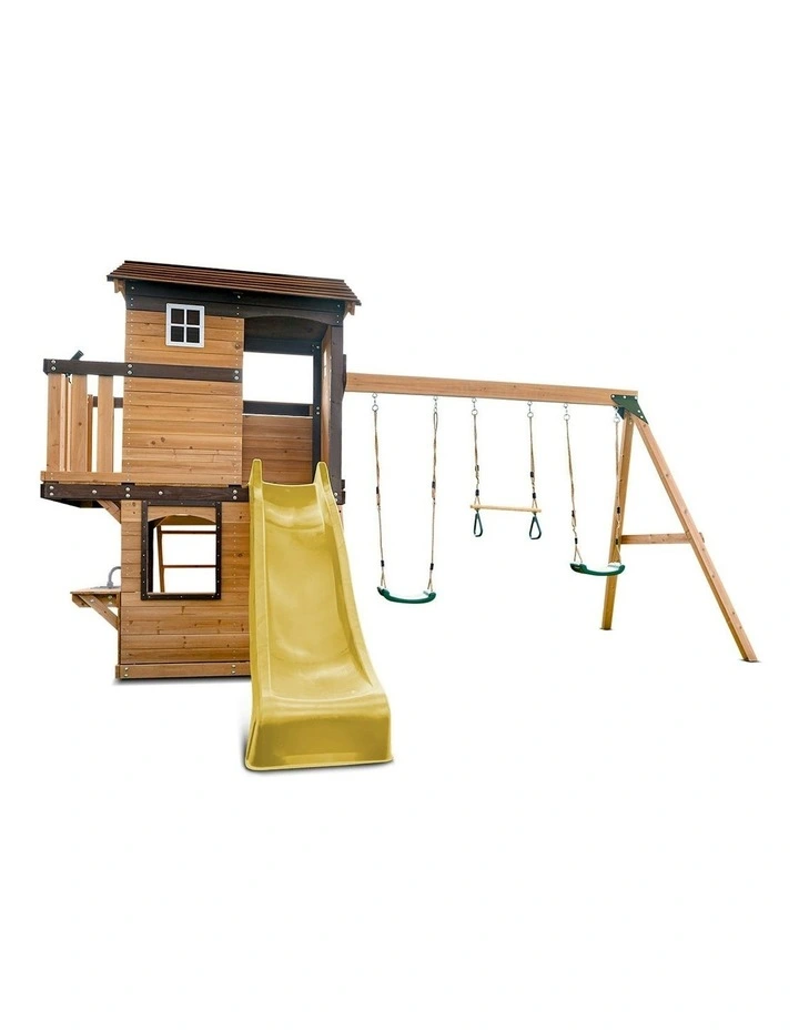 Darlington Swing Set & Play Centre With 2.2m Slide image 1