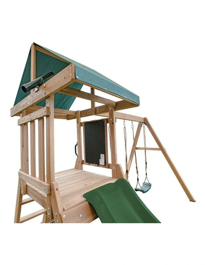 Greenvale Play Centre Swing Set With Slide 1.8m image 2