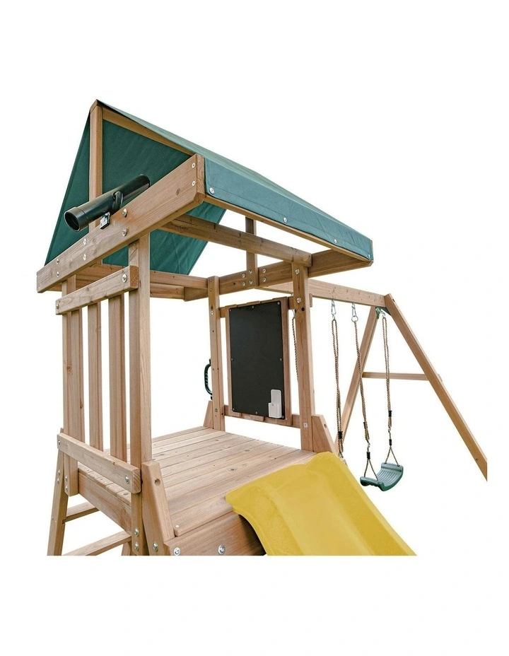 Greenvale Play Centre Swing Set With Slide 1.8m image 2