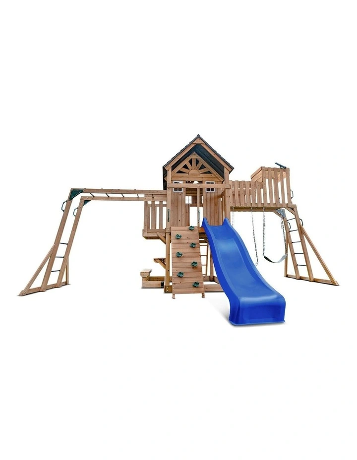 Kensington Swing Set, Monkey Bars & Play Centre With Slide 2.2m image 1