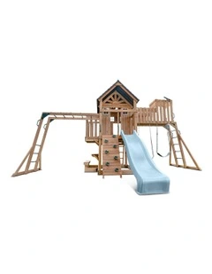 Kensington Swing Set, Monkey Bars & Play Centre With Slide 2.2m