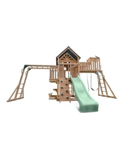 Kensington Swing Set, Monkey Bars & Play Centre With Slide 2.2m