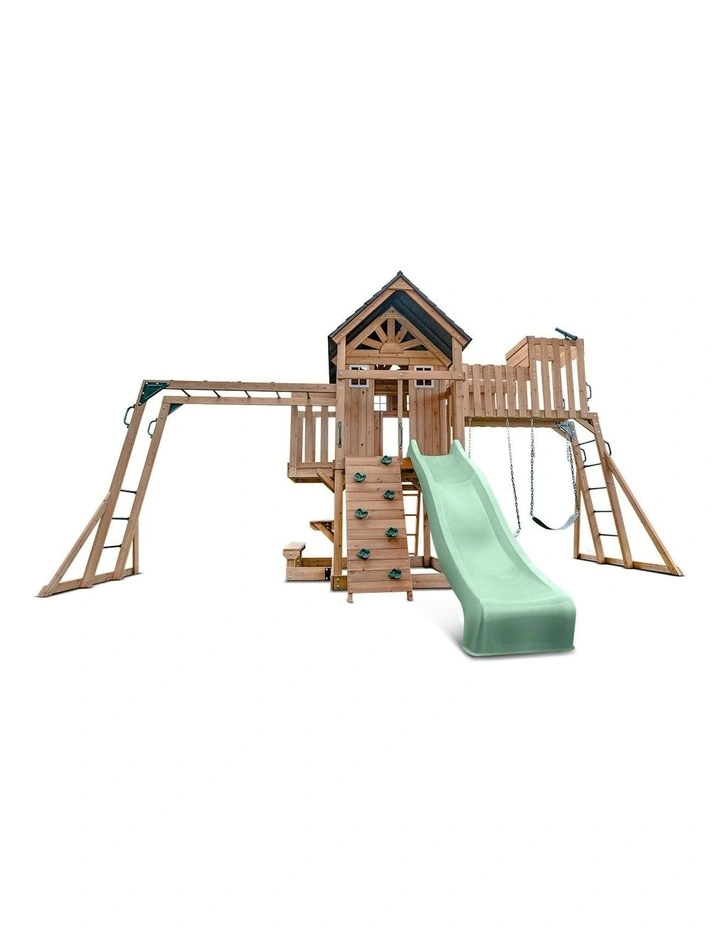 Kensington Swing Set, Monkey Bars & Play Centre With Slide 2.2m image 1
