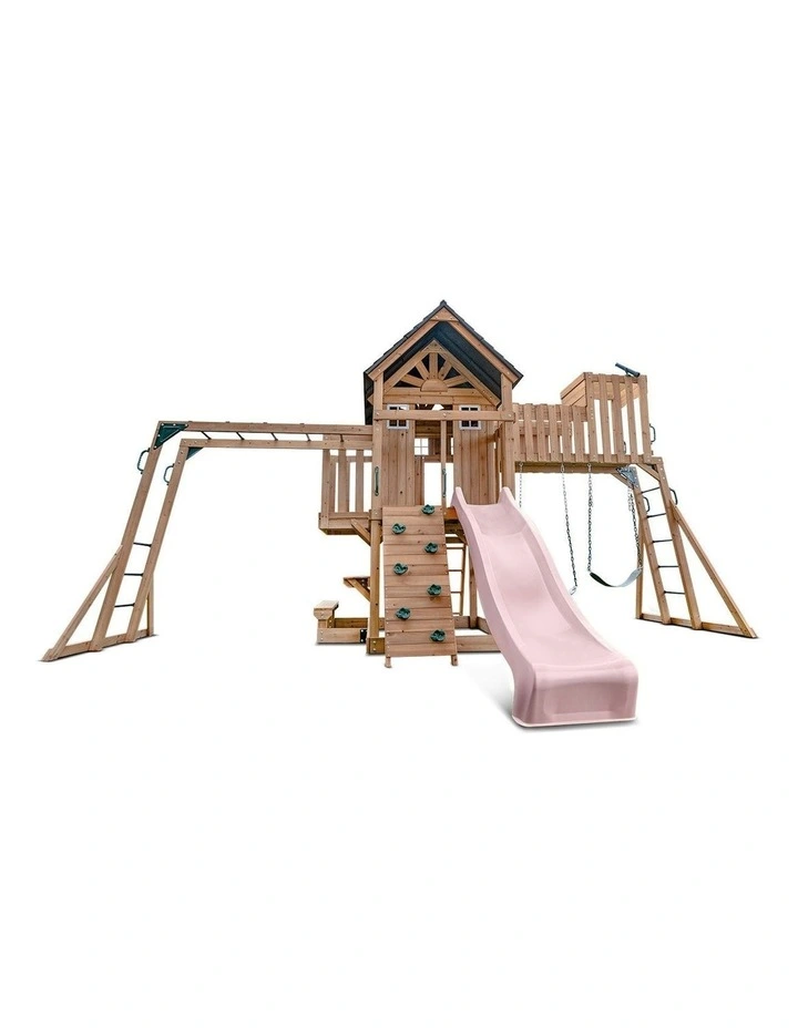 Kensington Swing Set, Monkey Bars & Play Centre With Slide 2.2m image 1