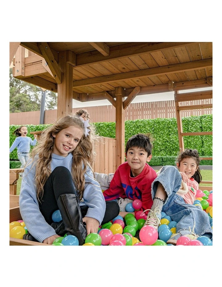 Kensington Swing Set, Monkey Bars & Play Centre with 2.2m Slide image 4