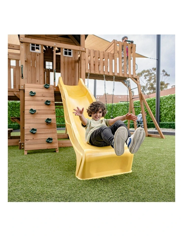 Kensington Swing Set, Monkey Bars & Play Centre with 2.2m Slide image 6